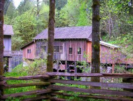 Cedar Creek Grist Mill north of Vancouver is number six on the Columbian's 2007 list of the best architecture in Clark County readers' list.
